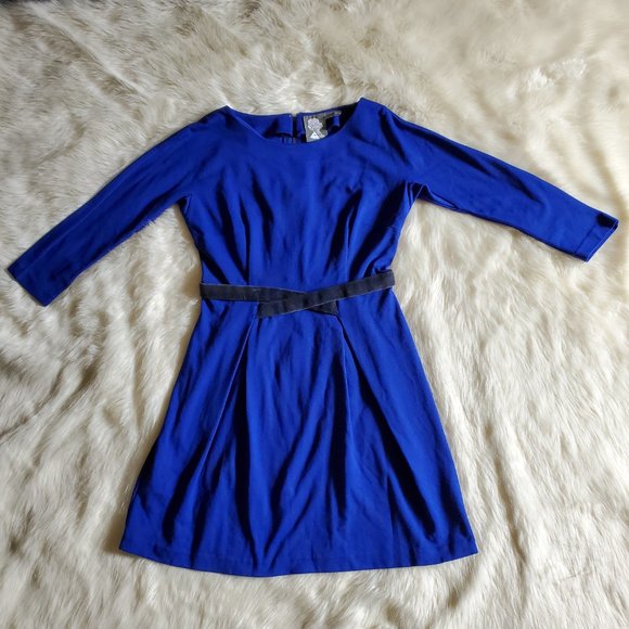 Anthropologie Girls From Savoy Blue Ponte Knit Dress (as Seen on Taylor Swift) - Picture 5 of 16